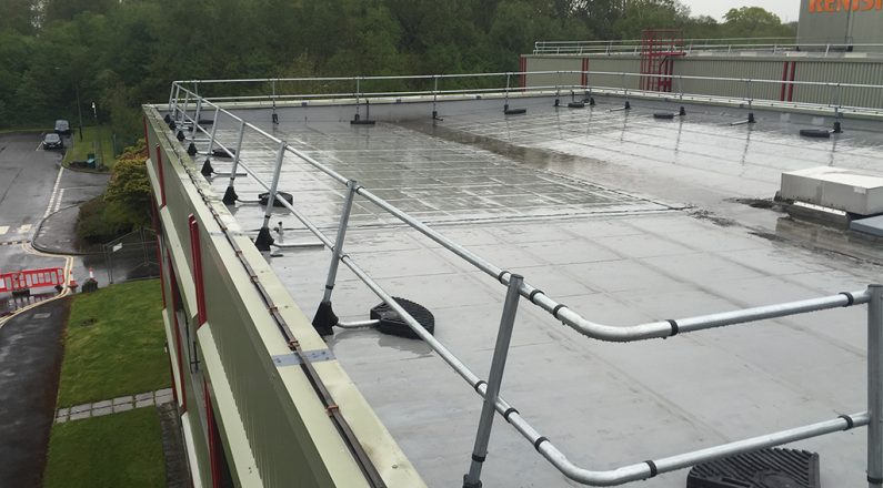 Fall Protection Bamber Bridge Guardrail Edge Protection Systems 